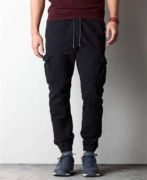 american eagle black cargo|american eagle cargo pants men's.